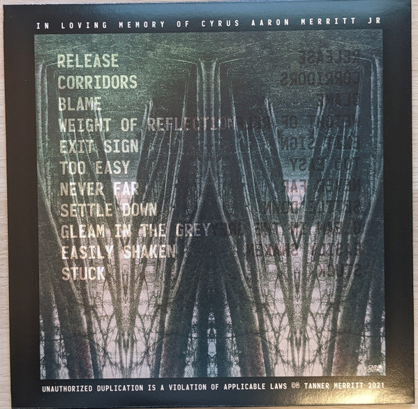 Tanner Merritt : CYRUS I: WEIGHT OF REFLECTION (LP, Ltd, cle)
