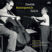 the album cover for Dvorak / Czech Philharmonic Orchestra - Dvorak Rostropovich Talich