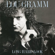 the album cover for Lou Gramm - Long Hard Look