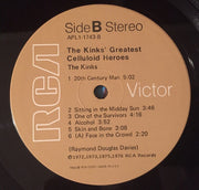 The Kinks : Celluloid Heroes - The Kinks' Greatest (LP, Comp, Ind)