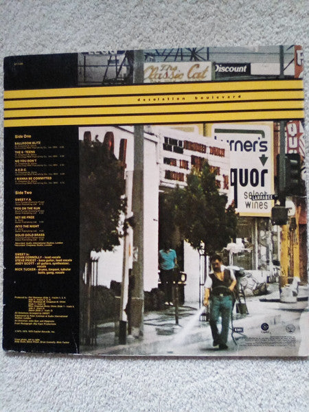 The Sweet : Desolation Boulevard (LP, Album, Los)