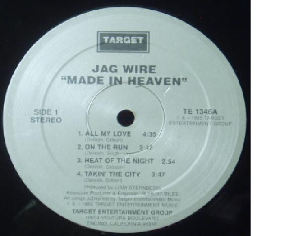 Jag Wire : Made In Heaven (LP, Album)