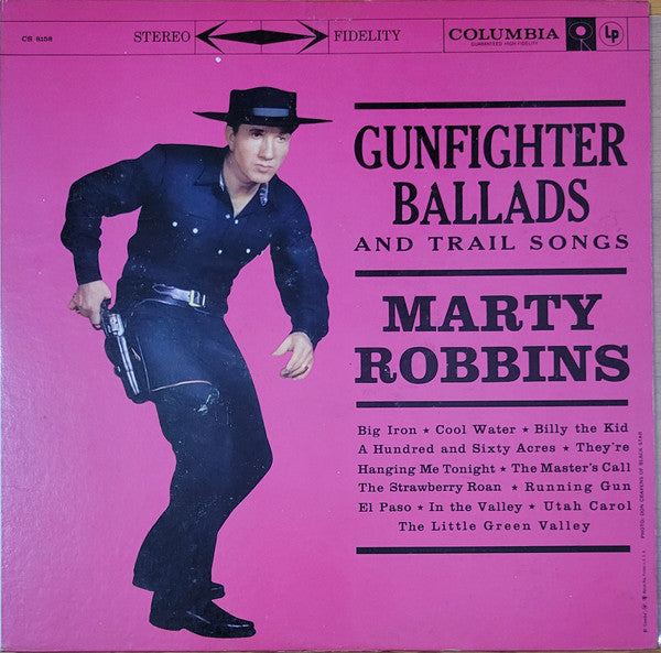 Marty Robbins : Gunfighter Ballads And Trail Songs (LP, Album, Ter)
