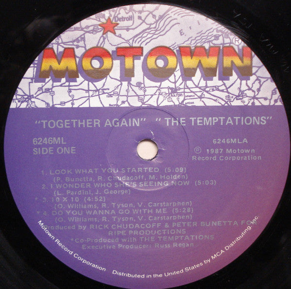 The Temptations : Together Again (LP, Album)