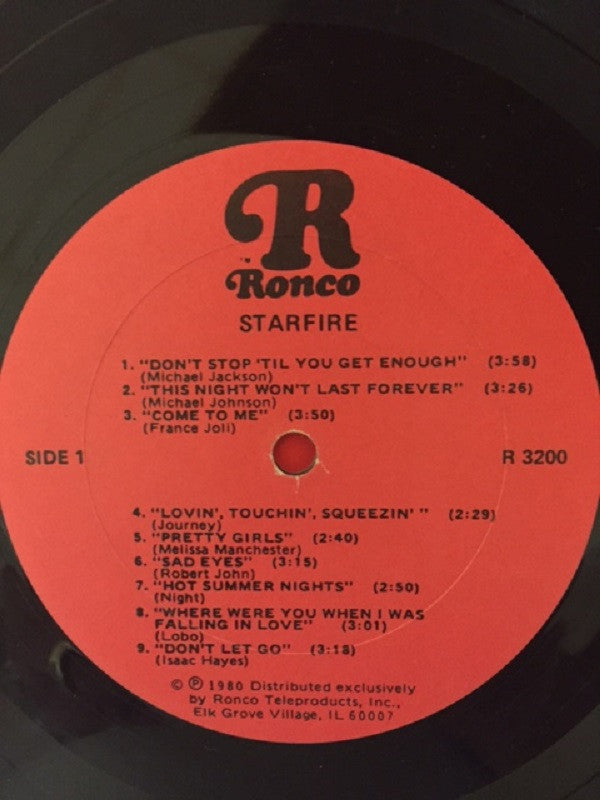 Various : Star Fire (LP, Comp, Gol)
