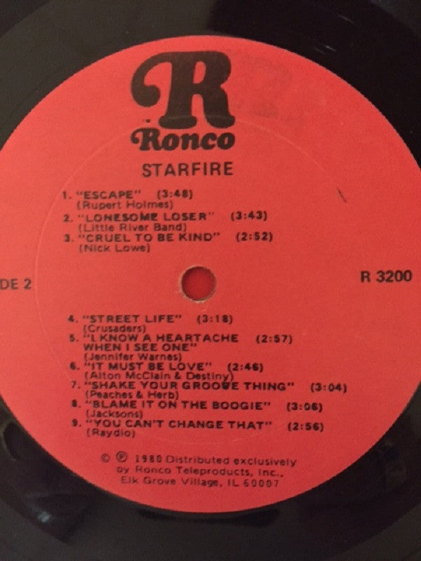 Various : Star Fire (LP, Comp, Gol)