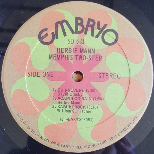 Herbie Mann : Memphis Two-Step (LP, Album, Ric)