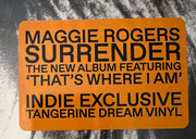 Maggie Rogers : Surrender (LP, Album, Ltd, Ora)