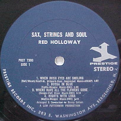 Red Holloway : Sax, Strings & Soul (LP)