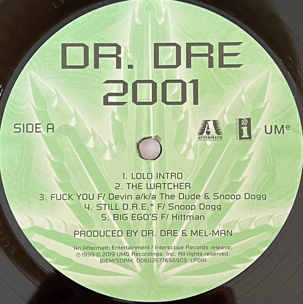 Dr. Dre : 2001 (2xLP, Album, RE, Unc)