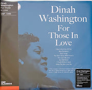 Dinah Washington : For Those In Love (LP, Album, Mono, Club, RE, 180)