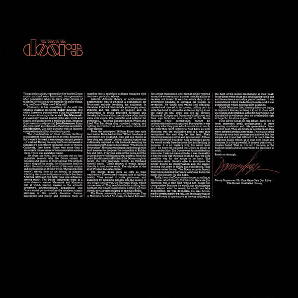 The Doors : The Best Of The Doors (2xLP, Comp, Club, RM, Gat)