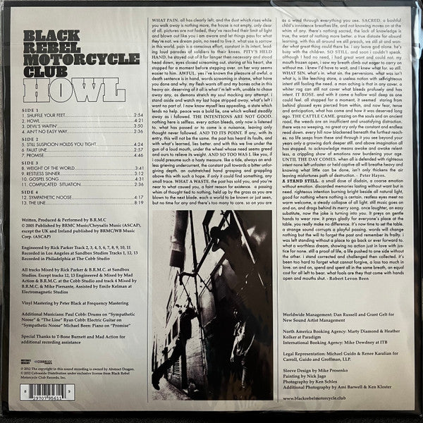 Black Rebel Motorcycle Club : Howl (LP, Blu + LP, Gre + Album, Ltd, RE)