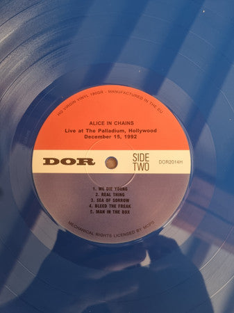 Alice In Chains : Live At The Palladium Hollywood 1992 (LP, Unofficial, Blu)