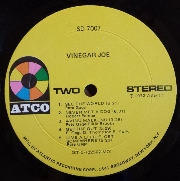 Vinegar Joe : Vinegar Joe (LP, Album, MO )