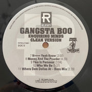 Gangsta Boo : Enquiring Minds (Clean Version) (LP, Promo)