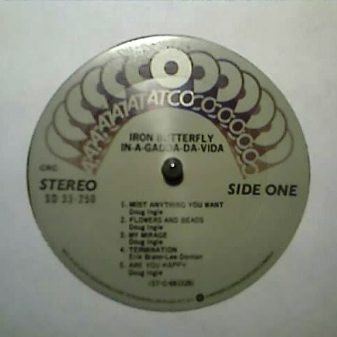 Iron Butterfly : In-A-Gadda-Da-Vida (LP, Album, Club, RE, RM)