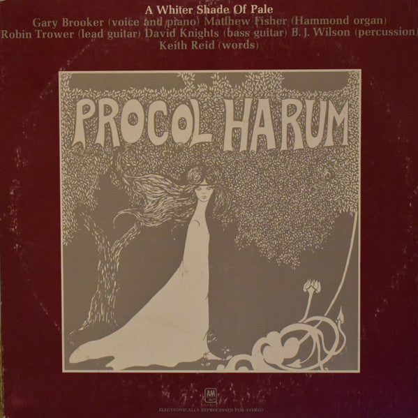 Procol Harum : A Whiter Shade Of Pale (LP, Album, RE, Mon)