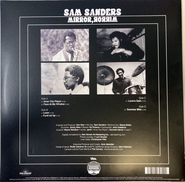 Sam Sanders : Mirror, Mirror (2xLP, Album, RM)