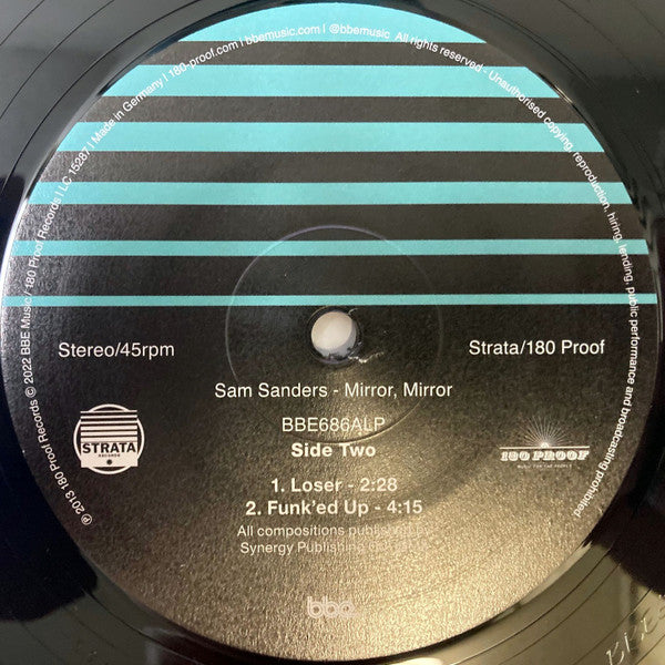 Sam Sanders : Mirror, Mirror (2xLP, Album, RM)