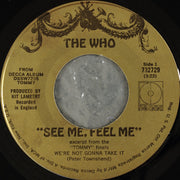 The Who : See Me, Feel Me (7", Single, Gol)