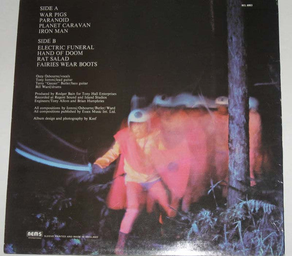 Black Sabbath : Paranoid (LP, Album, RE)