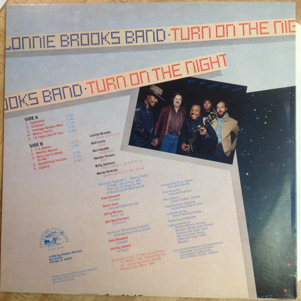 The Lonnie Brooks Band : Turn On The Night (LP, Album)