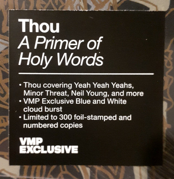Thou (2) : A Primer Of Holy Words (LP, Comp, Club, Ltd, Num, Blu)