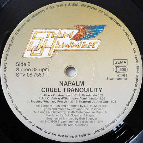 Napalm (5) : Cruel Tranquility (LP, Album)