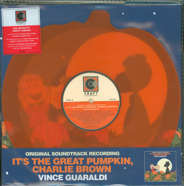 Vince Guaraldi : It's The Great Pumpkin, Charlie Brown (Original Soundtrack Recording) (LP, Shape, Album, Ltd, RM, Tra)