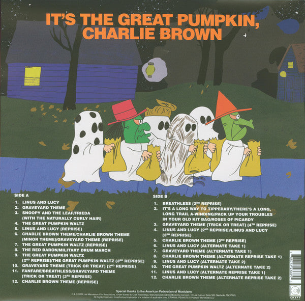 Vince Guaraldi : It's The Great Pumpkin, Charlie Brown (Original Soundtrack Recording) (LP, Shape, Album, Ltd, RM, Tra)