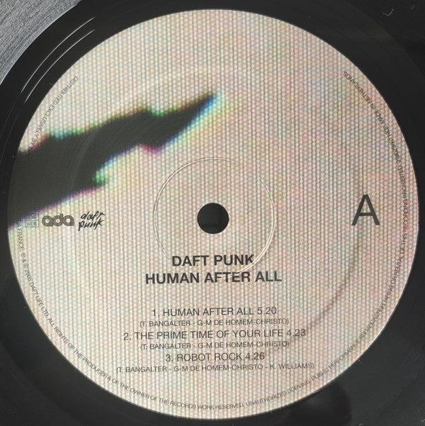 Daft Punk : Human After All (2xLP, Album, RE, RP)