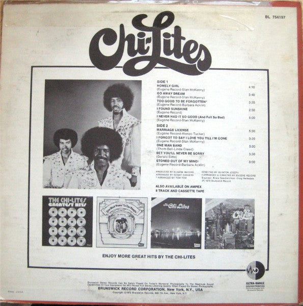 The Chi-Lites : Chi-Lites (LP, Album)