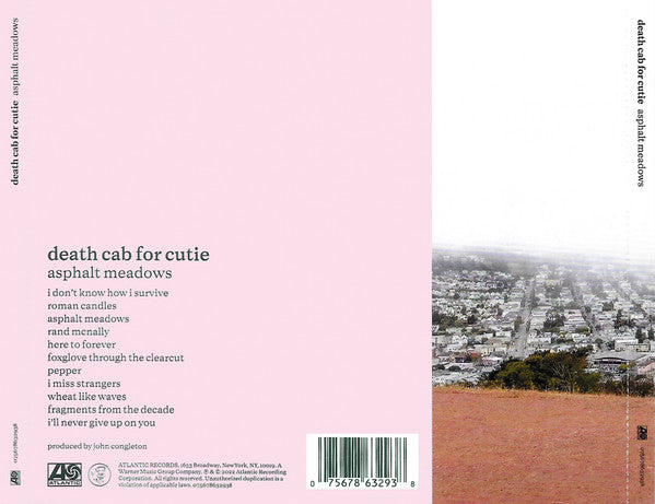 Death Cab For Cutie : Asphalt Meadows (CD, Album)