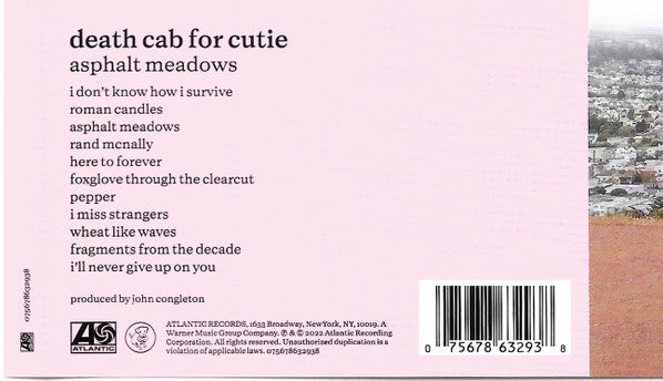 Death Cab For Cutie : Asphalt Meadows (CD, Album)