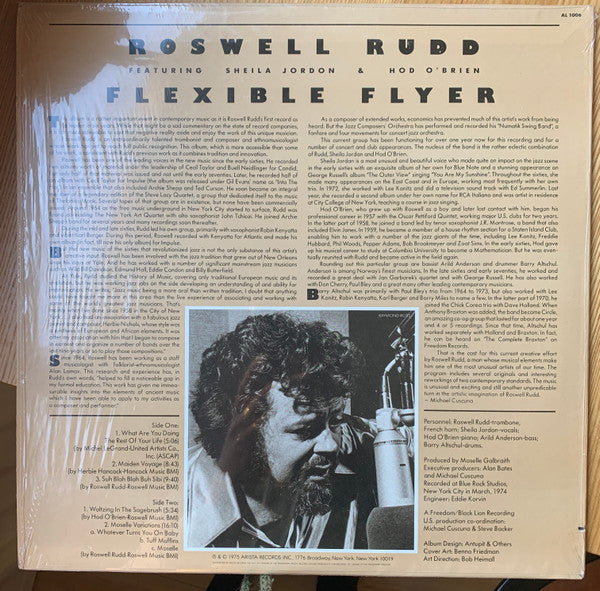 Roswell Rudd Featuring Hod O'Brien & Sheila Jordan : Flexible Flyer (LP, Album)