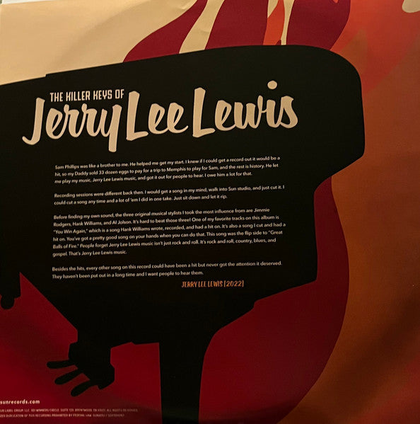 Jerry Lee Lewis : The Killer Keys Of Jerry Lee Lewis (LP, Comp, RM, Sun)