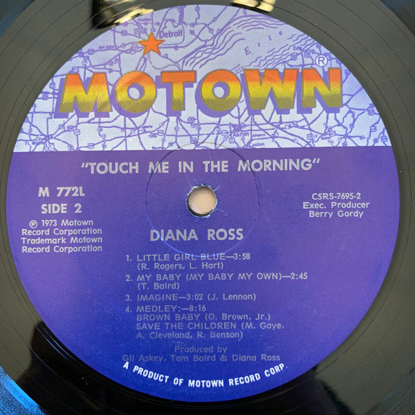 Diana Ross : Touch Me In The Morning (LP, Album)