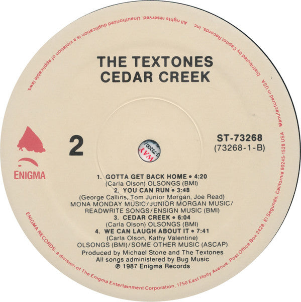 The Textones : Cedar Creek (LP, Album, All)