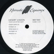 David Lanz & Paul Speer : Desert Vision (LP, Album)