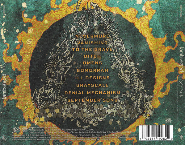 Lamb Of God : Omens (CD, Album)
