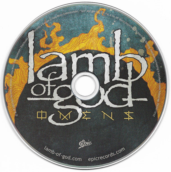 Lamb Of God : Omens (CD, Album)