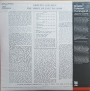 Ornette Coleman : The Shape Of Jazz To Come (LP, Album, Mono, Club, RE, 180)