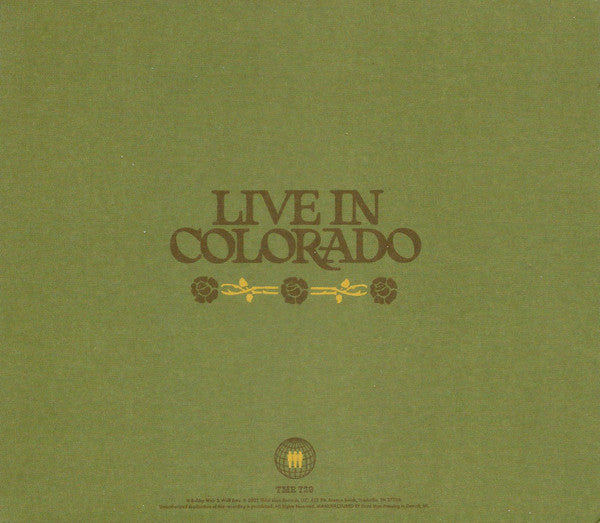 Bobby Weir* & Wolf Bros : Live In Colorado Vol. 2 (CD, Album)