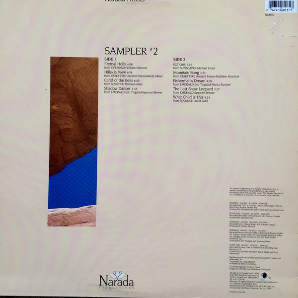 Narada Artists : Sampler #2 (LP, Smplr)