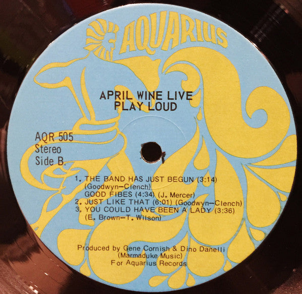 April Wine : April Wine Live (LP, Album)
