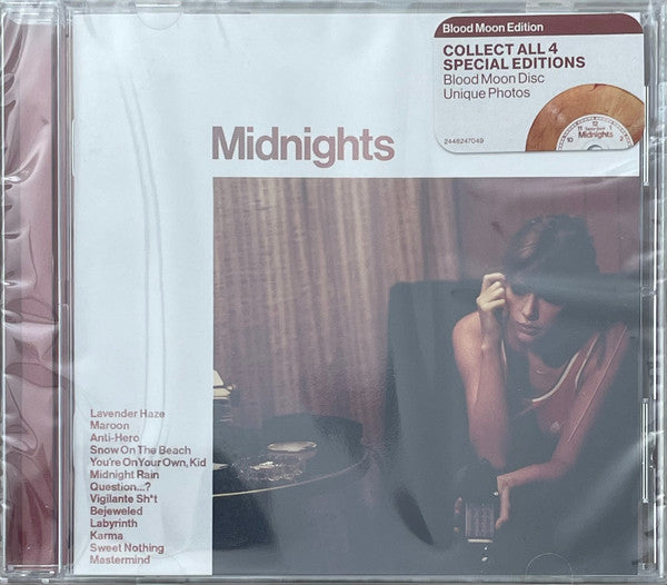 Taylor Swift : Midnights (CD, Album, S/Edition, Blo)