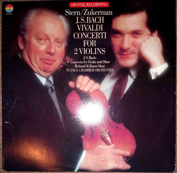 J.S. Bach* / Vivaldi* / Stern* & Zukerman* With St. Paul Chamber Orchestra* : Concerti For 2 Violins (LP, Album, RP, Car)