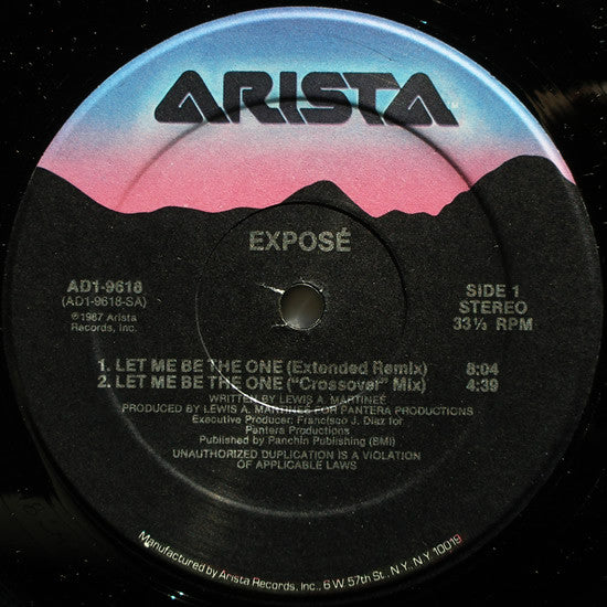 Exposé : Let Me Be The One (12", Single)