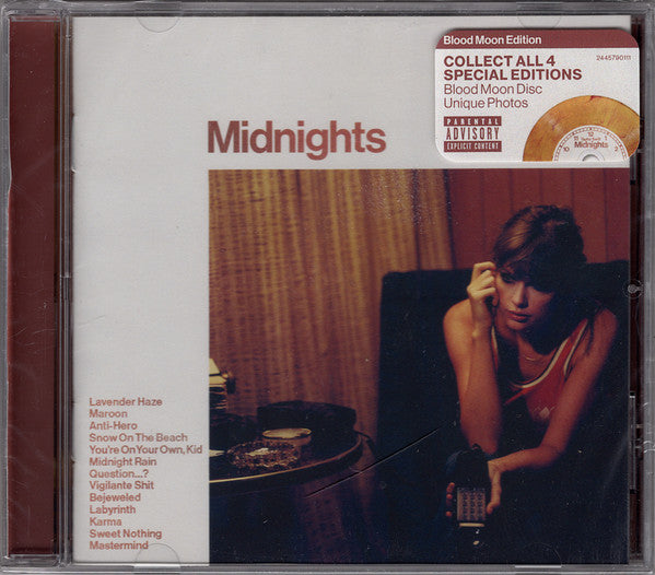 Taylor Swift : Midnights (CD, Album, S/Edition, Blo)